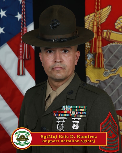 Sergeant Major Eric D. Ramirez > Marine Corps Recruit Depot, San Diego ...