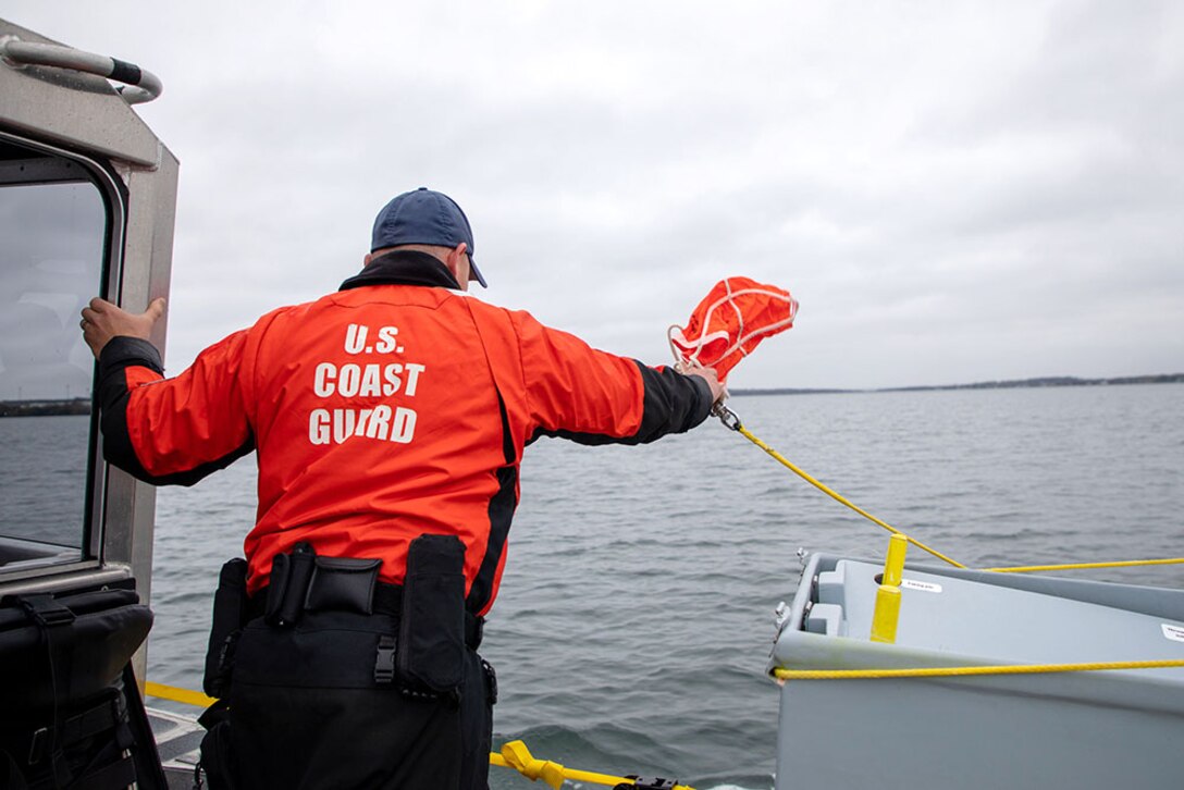 NUWC Division Newport partners with US Coast Guard to evaluate use of underwater threat detection system