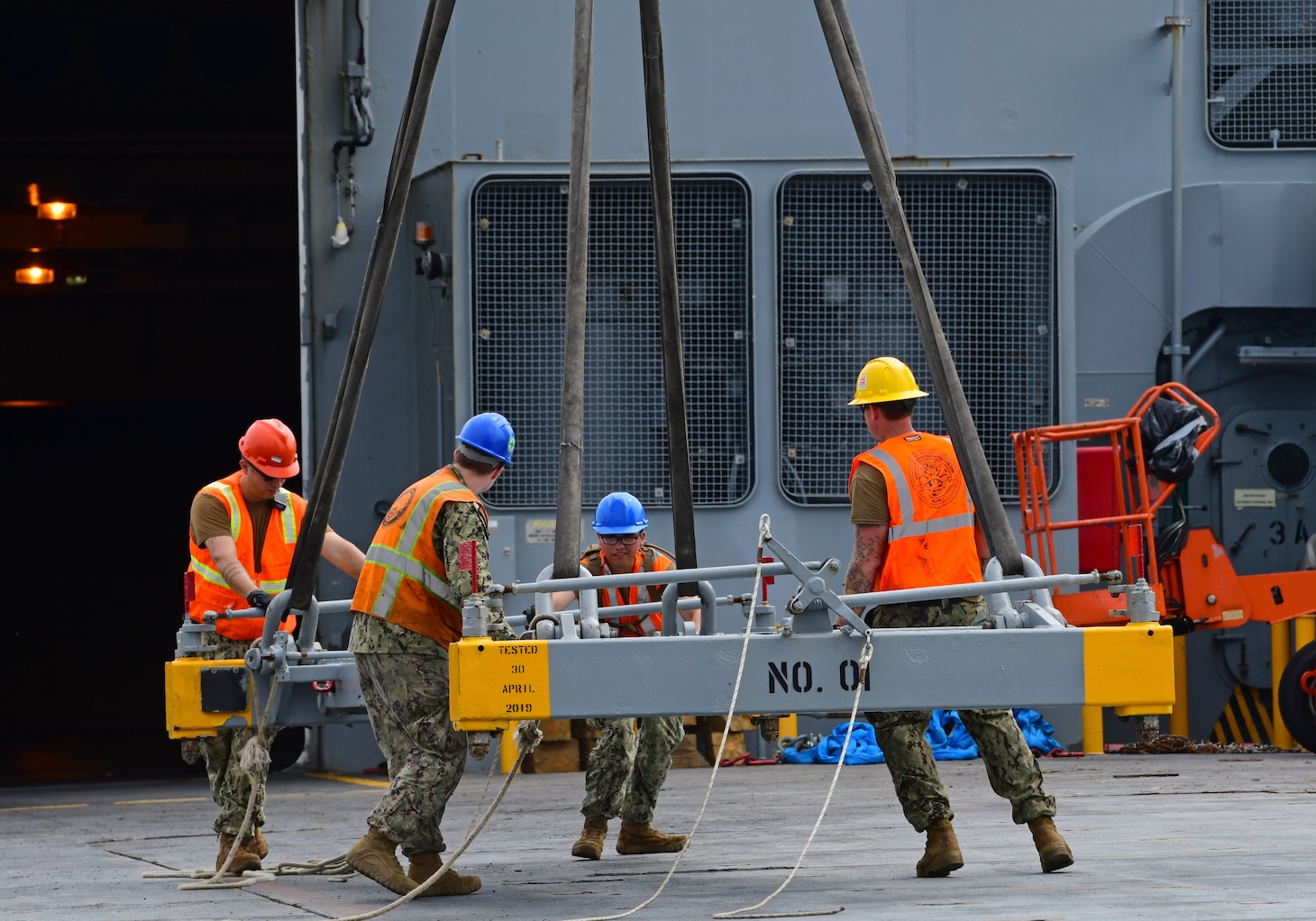 Army units from Military Surface Deployment and Distribution Command (SDDC) and Navy units from Military Sealift Command (MSC) and Navy Cargo Handling Battalion One (NCHB-1) came together in May to train in U.S. Transportation Command’s Field Training Exercise (FTX) Turbo Distribution 22-4 (TD 22-4).