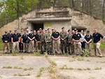 A group photo of the 15th Civil Support Team, Vermont National Guard, and a chemical, biological, radiological and nuclear battalion from the North Macedonia Army during a State Partnership Program engagement in Colchester, Vt., June 6-11, 2022. The engagement focused on working with civil authorities in the event of a disaster.