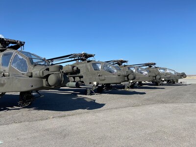 Utah National Guard ships AH-64D Apaches to Morocco for African Lion 22