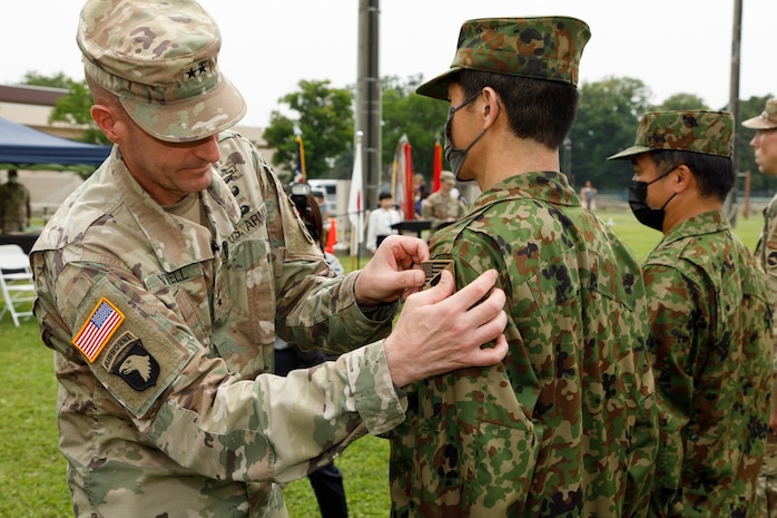 Soldiers, Japanese Partners End Army Week with New Unique Patch