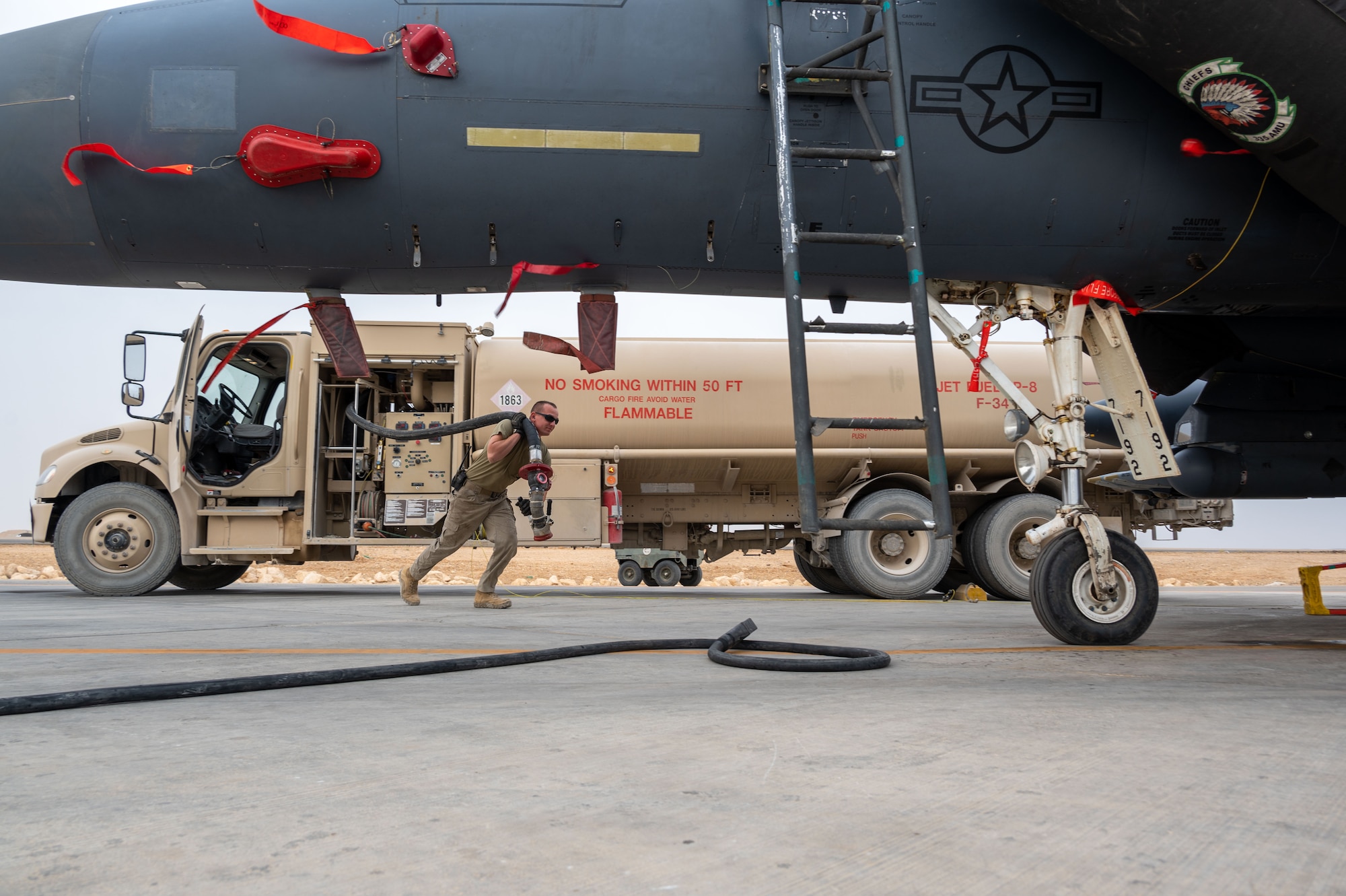POL fuels the 332d Air Expeditionary Wing