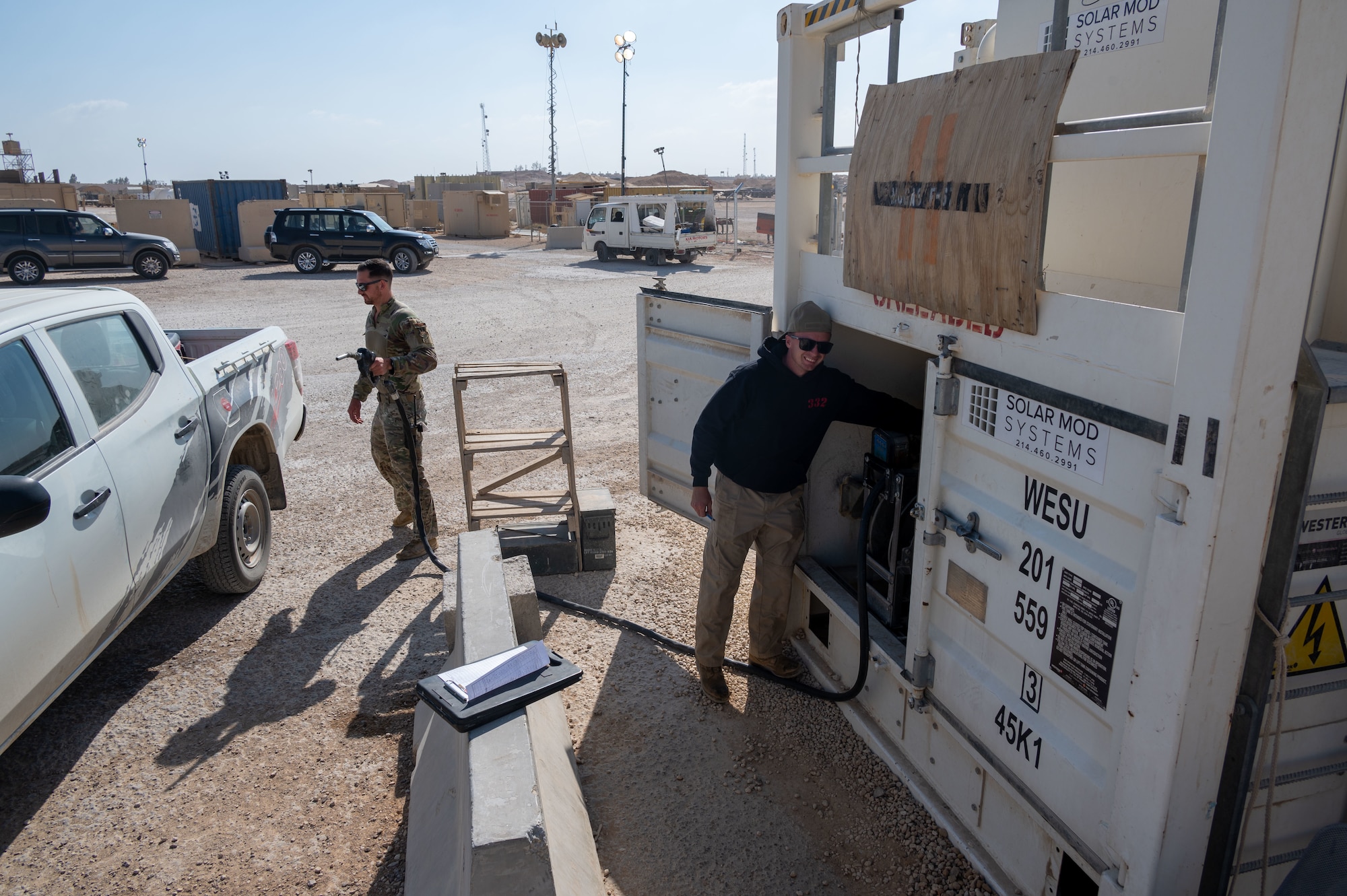 POL fuels the 332d Air Expeditionary Wing