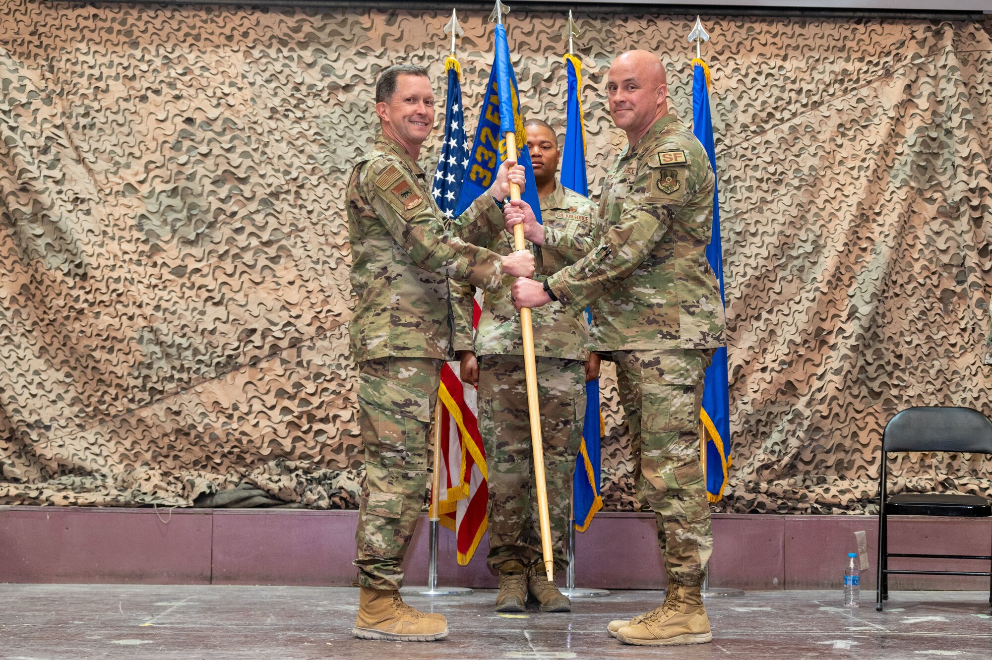332d Expeditionary Security Forces Squadron Change of Command