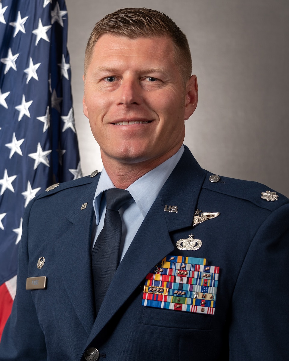 Airman posing for portrait.