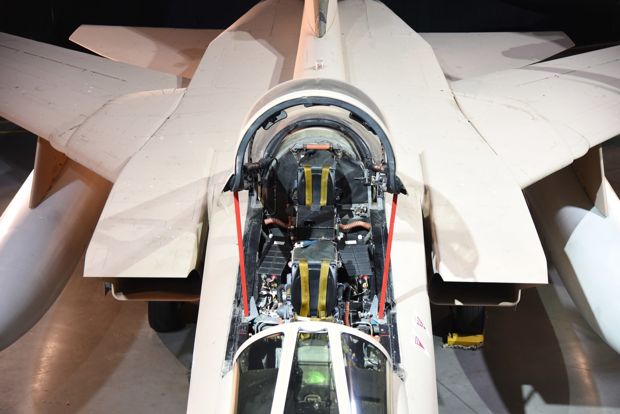 Panavia Tornado GR1 aircraft cockpit view.