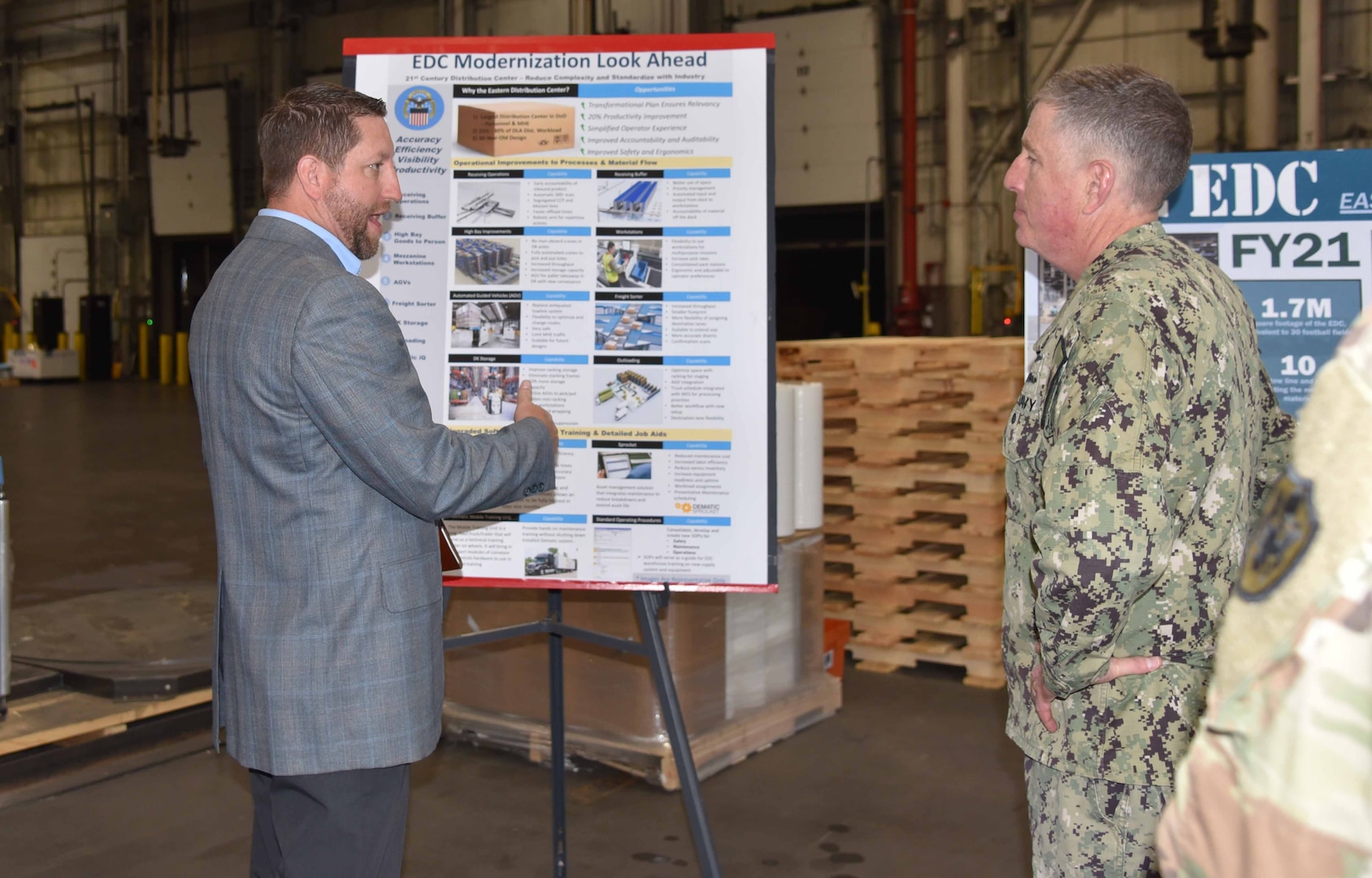 DLA Logistics Operations chief visits DLA Distribution Headquarters