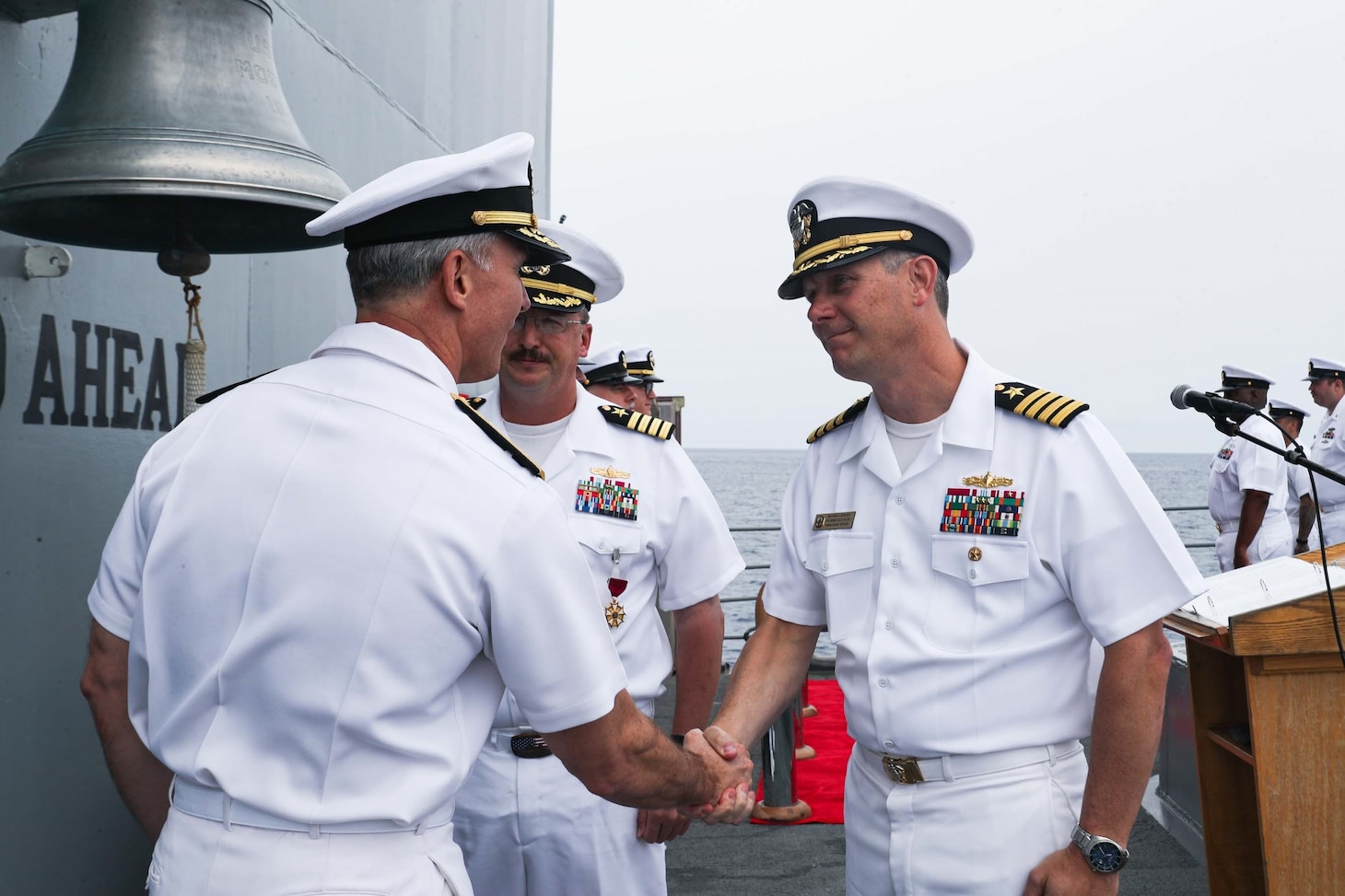 Mobile Bay holds Change of Command Ceremony