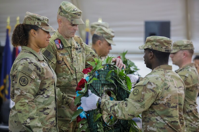 11th ECAB leaders honor fallen during Memorial Day ceremony at Camp Buehring