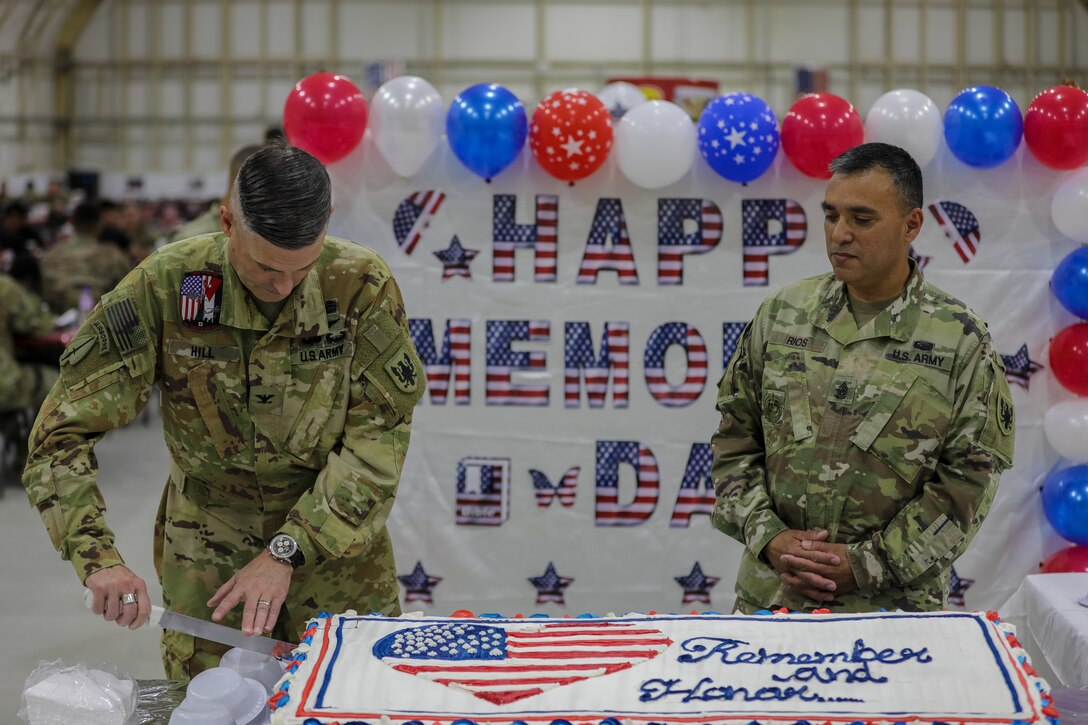 11th ECAB leaders honor fallen during Memorial Day ceremony at Camp Buehring