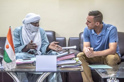 Civil affairs team fosters enduring partnership with Agadez, Niger