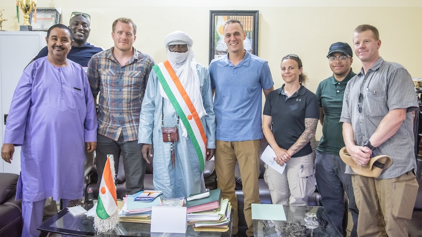 Civil affairs team fosters enduring partnership with Agadez, Niger