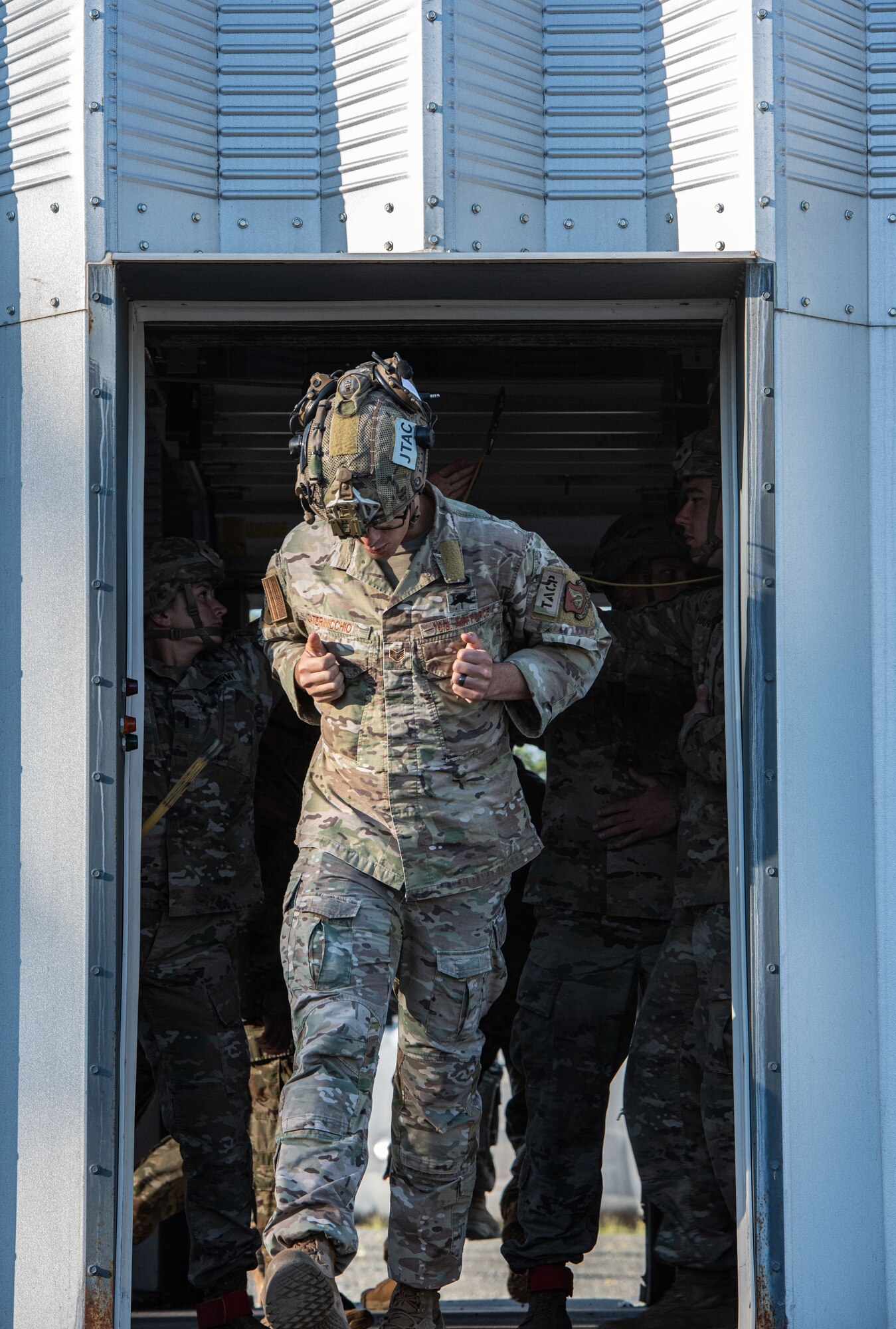 Paratrooper and Special Operations Unit jump