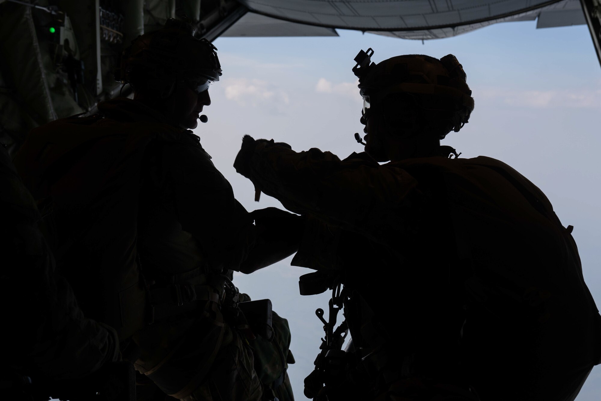 Paratroopers and Special Operations Unit conduct airborne operations