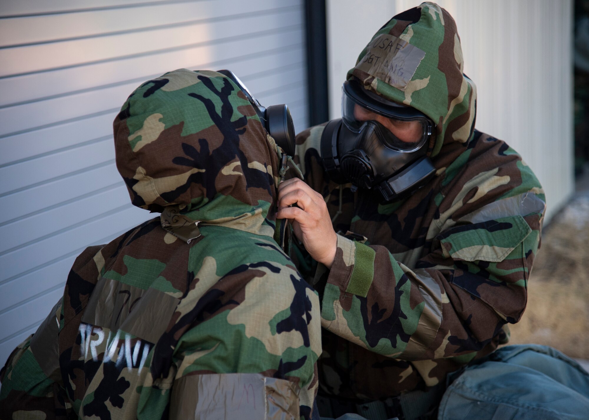 Reserve Citizen Airmen assigned to the 624th Regional Support Group participate in chemical, biological, radiological, nuclear, and high-yield explosives training, known as CBRNE, on Joint Base Pearl Harbor-Hickam, Hawaii June 5, 2022.
