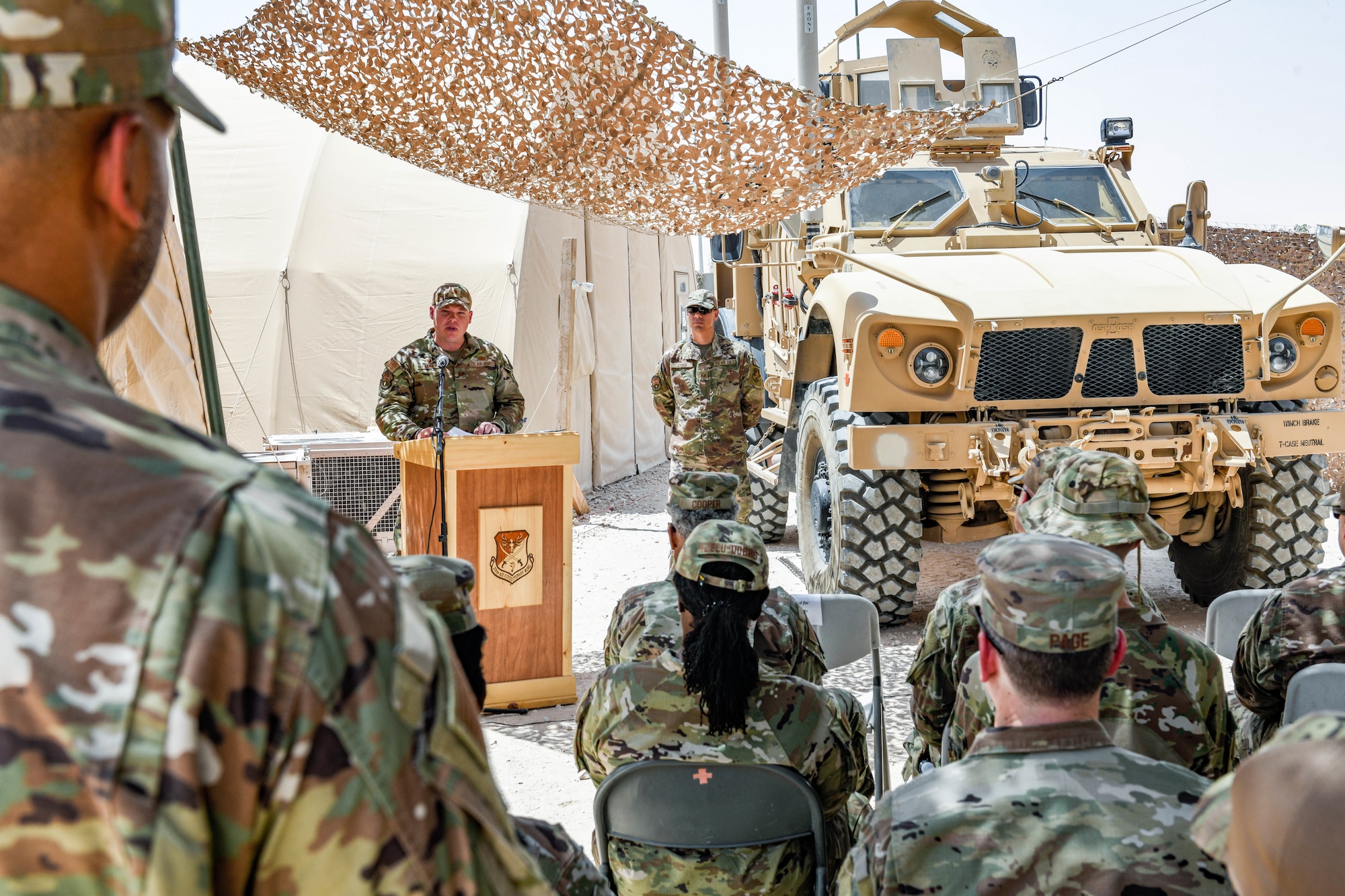 378th ESFS receives new commander