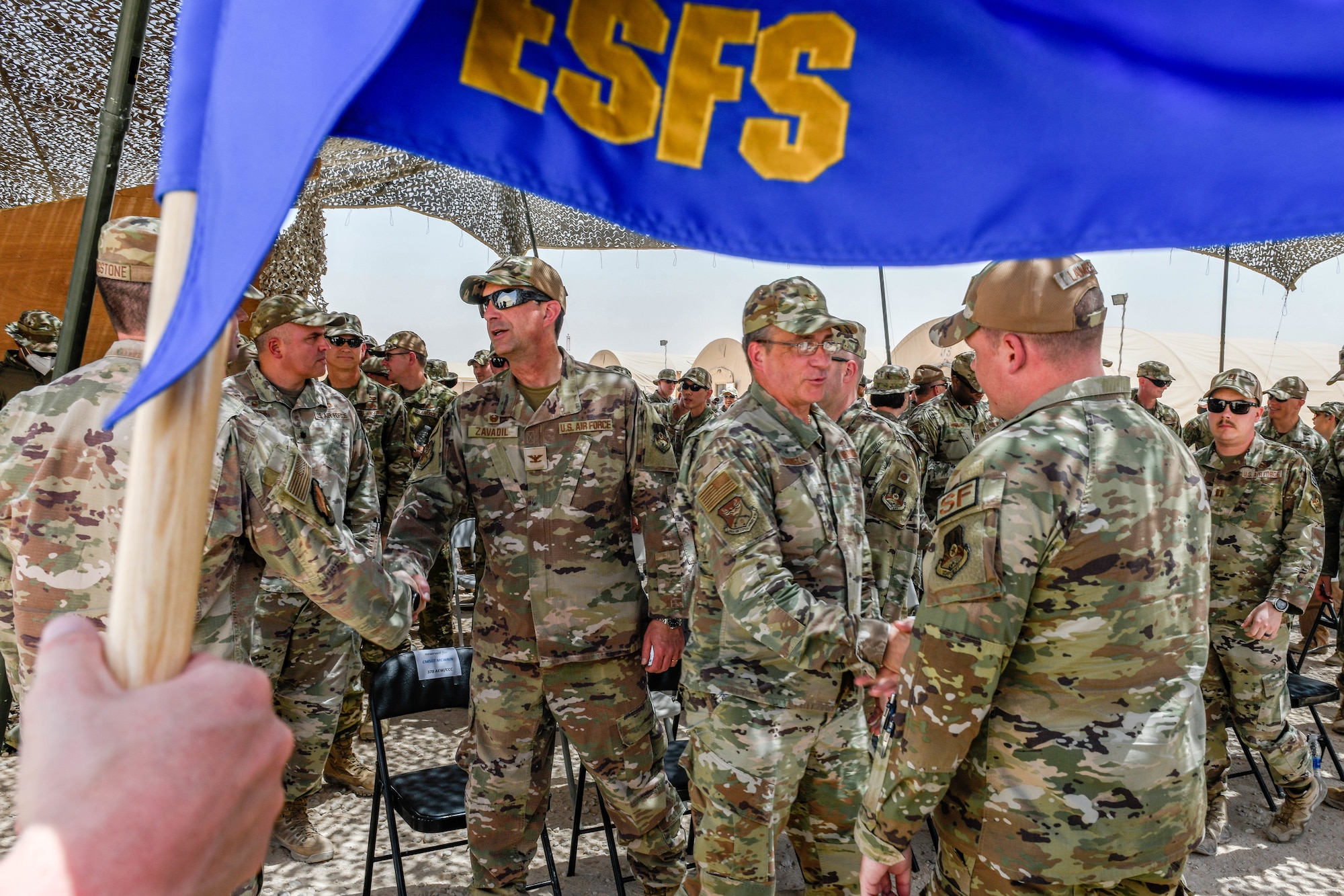 378th ESFS receives new commander