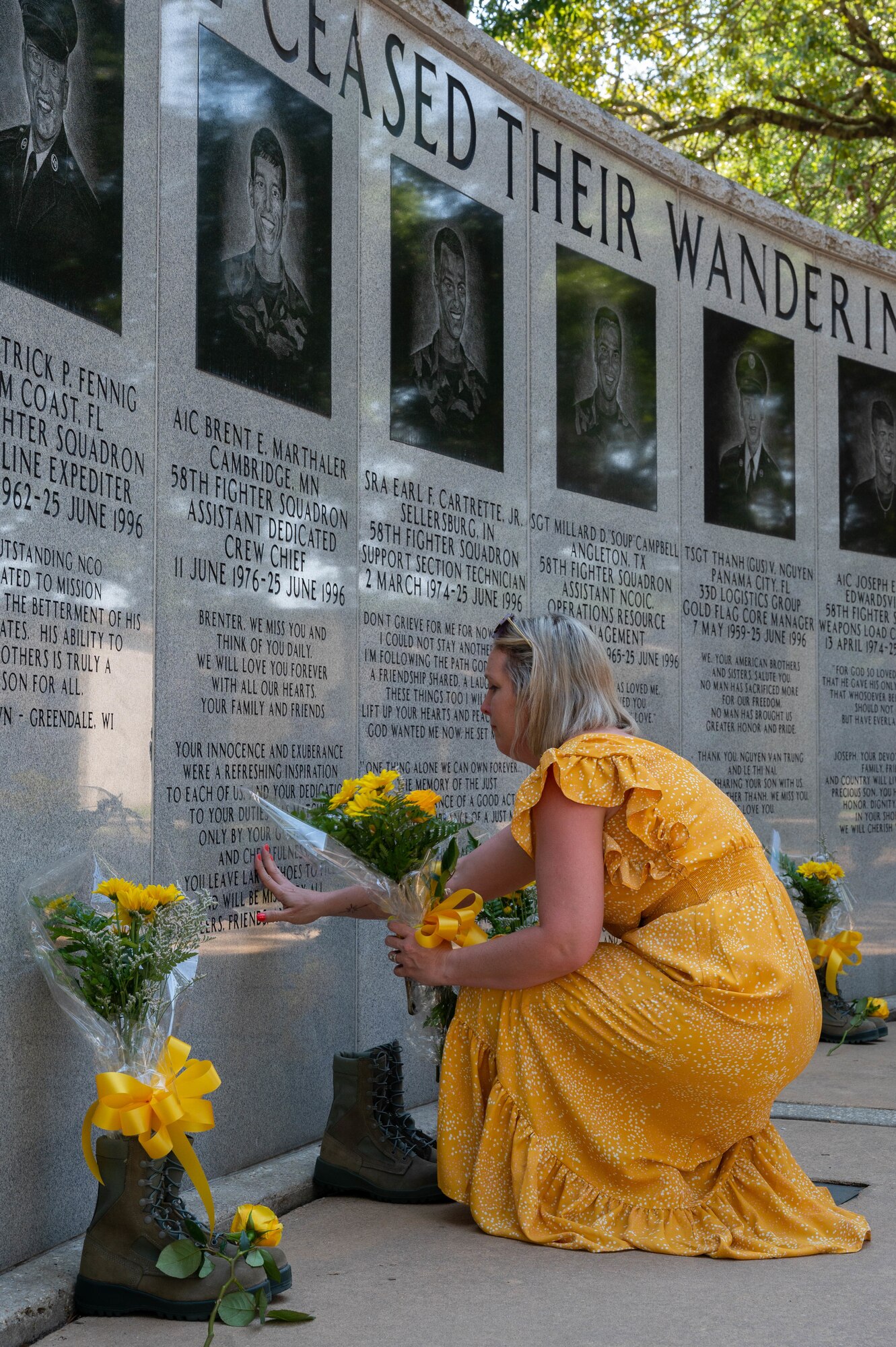 On June 25, 1996, 19 Airmen were killed and 498 U.S. and international military and civilians were injured in a terrorist attack,12 of the 19 killed were Nomads.