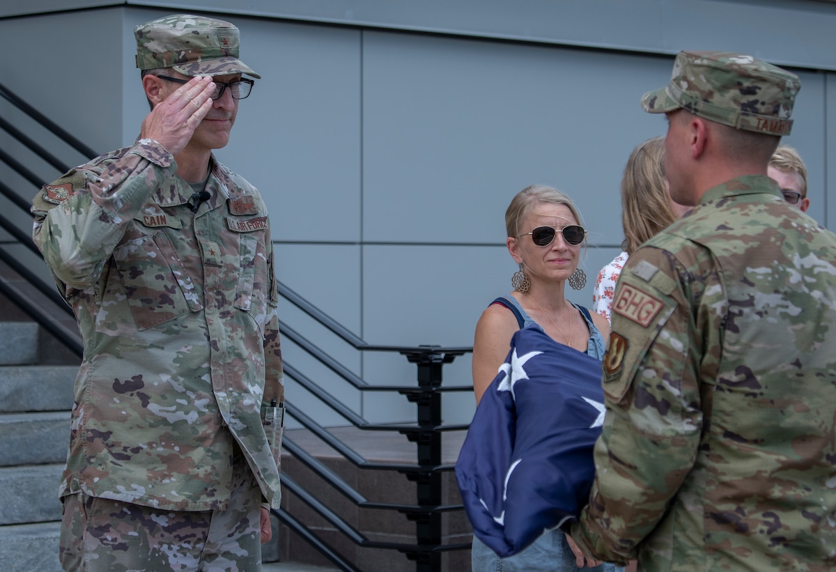 Commander's retreat ceremony
