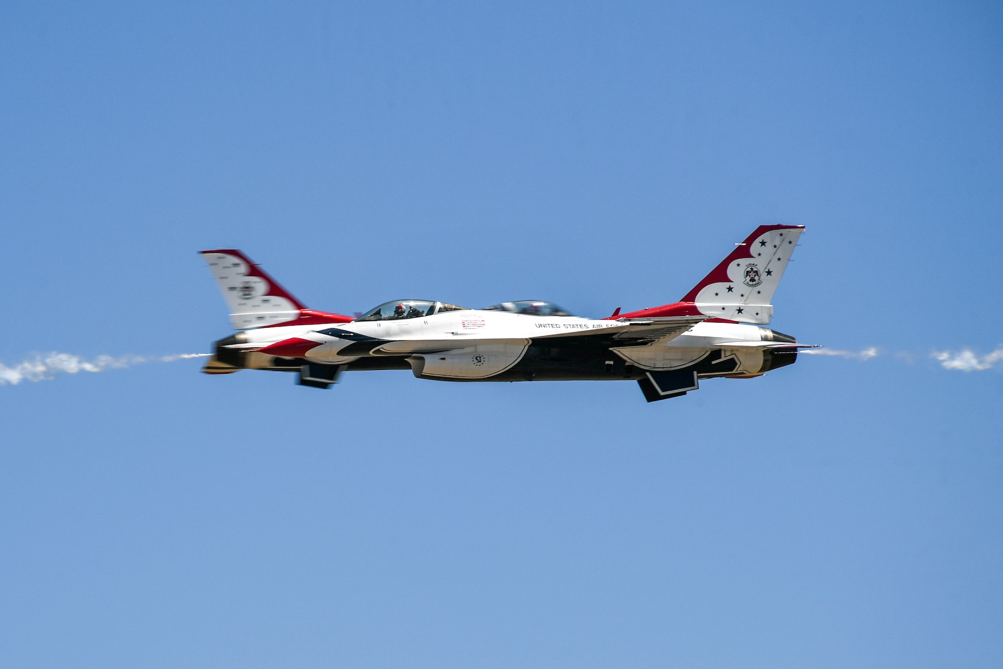 The U.S. Air Force Thunderbirds arrived June 24, 2022, at Hill Air Force Base for the Warriors Over the Wasatch Air and Space show happening June 25-26.