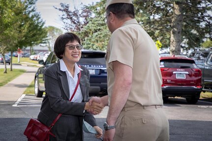 Under Secretary of Defense for Research and Engineering tours Division Newport on June 21