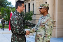 U.S. Army South hosted army-to-army staff talks with Brazil at the Army South headquarters from June 21 to June 24, 2022. This weeklong series of events served to further strengthen professional partnerships and coordinate bilateral events for the upcoming years.