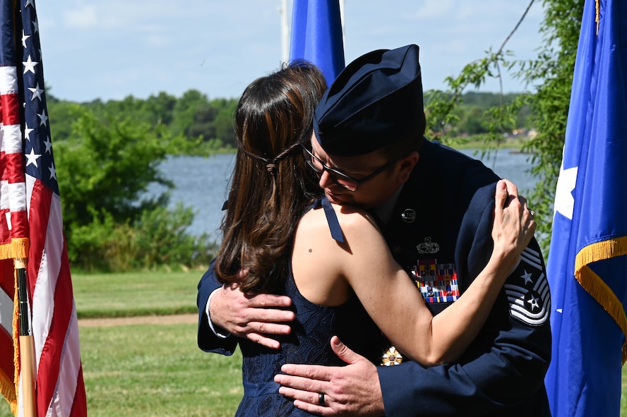 Command Chief of Air Combat Command, David Wade had his retirement ceremony on June 24, 2022, at Langley, AFB. Chief Wade will retire Nov. 1, 2022, after thirty years of service in the United States Air Force.