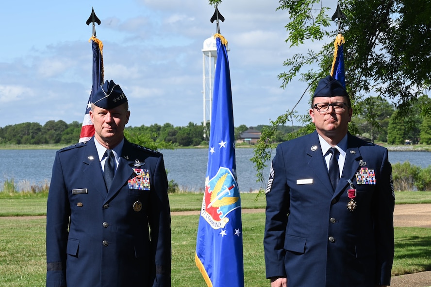 Gen. Mark Kelly, commander of Air Combat Command, officiated the retirement ceremony of Command Chief of ACC, David Wade on June 24, 2022, at Langley, AFB. Chief Wade will retire Nov. 1, 2022, after thirty years of service in the United States Air Force.