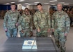 Brig. Gen. Jeffrey Wilkinson, left, the Kentucky National Guard’s assistant adjutant general for Air; Airman 1st Class Maryah Bridges, center left; Spc. John Stark, center right; and Col. Joe Gardner, the Kentucky Guard’s Chief of Staff for Army, cut a ceremonial cake during a celebration honoring the 230th birthday of the Kentucky Guard in Louisville, Ky., June 24, 2022. The organization was established in 1792 by Gov. Isaac Shelby, 19 days after the Commonwealth became the 15th state of the Union. (U.S. Air National Guard photo by Dale Greer)
