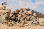 Approximately 80 Idaho Army National Guard Soldiers with the 1st Battalion of the 148th Field Artillery Regiment and counterparts from California, Oregon, Texas, Utah and Wisconsin are training with the Royal Moroccan Army in the northern Sahara Desert as part of African Lion ’22.