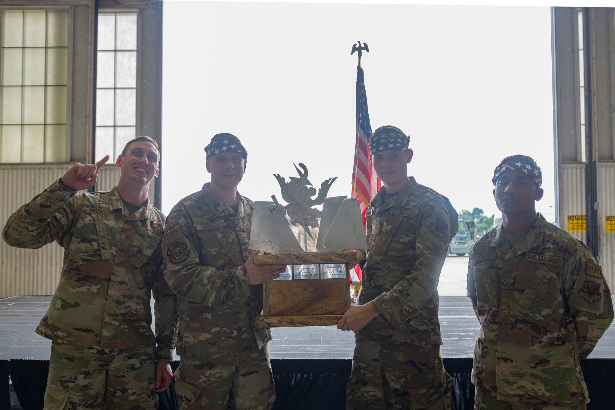 Photo of Airmen posing