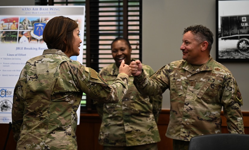 CMSAF JoAnne S. Bass visits JBLE