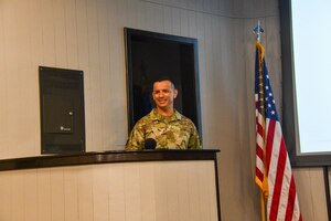 CMSgt Flores shared Purple Heart experience
