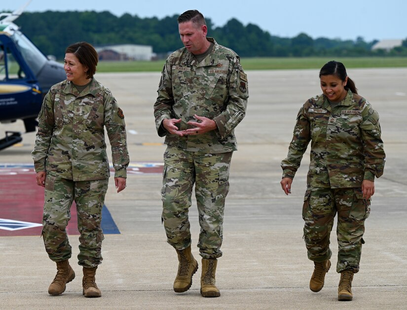 CMSAF JoAnne S. Bass visits JBLE