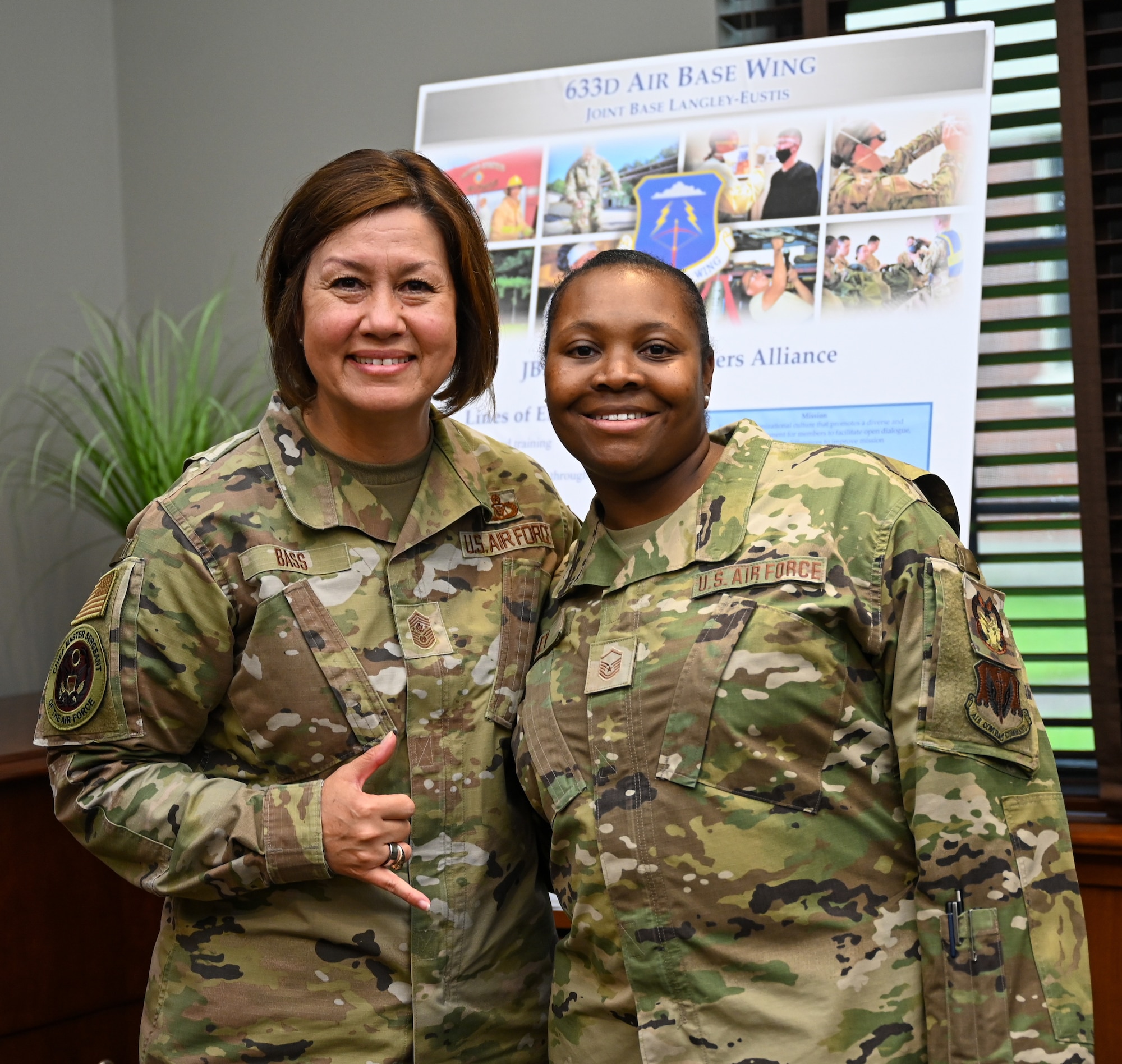 CMSAF JoAnne S. Bass visits JBLE