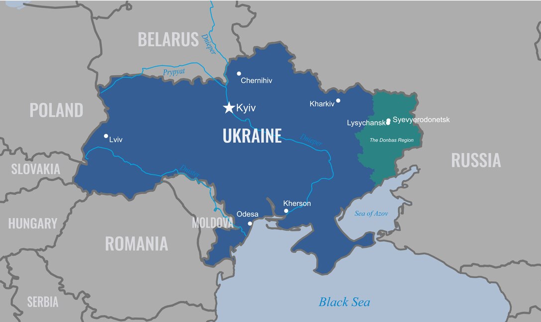 Map of Ukraine