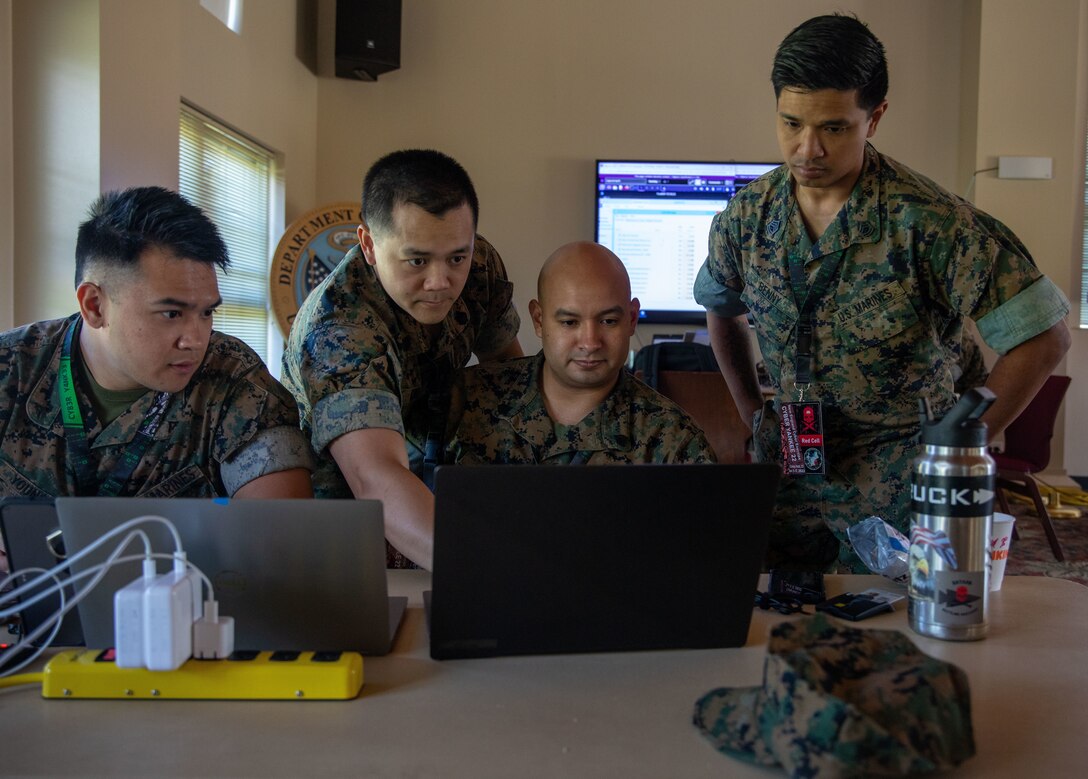 Marines From the Marine Innovation Unit Participate in Cyber Yankee 2022