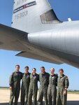 SAN ANTONIO -participating in the summer internship program, Training and Research in Oceanic and Atmospheric Processes in Tropical Cyclones (TROPIC), pose for a photo in San Antonio after completing flights into Hurricane Ida. (Photo courtesy of U.S. Navy Capt. Beth Sanabia)