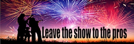 Fireworks: leave it to the experts