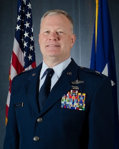 Brig. Gen. John Pogorek, New Hampshire National Guard Assistant Adjutant General for Air, poses for an official portrait June 21, 2022, at Pease Air National Guard Base, New Hampshire.
