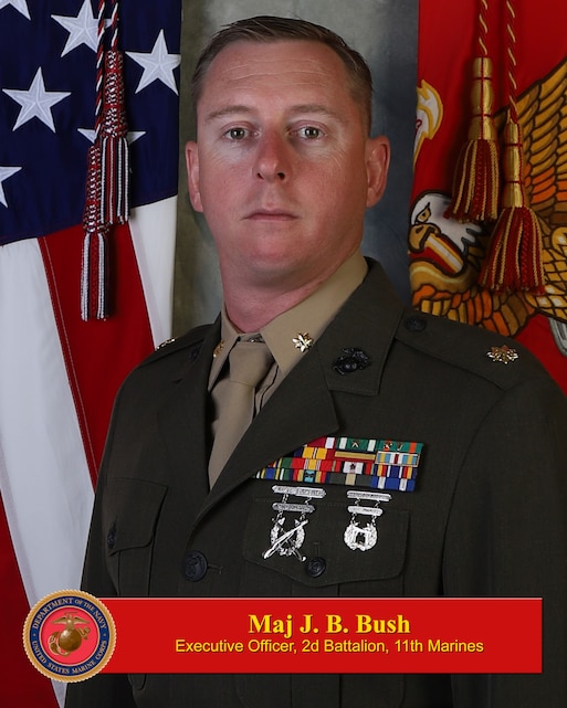 Major Jonathan B. Bush > 1st Marine Division > Biography