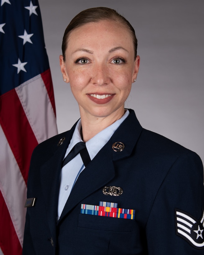 SSgt Melissa Griffith, official photo, service dress