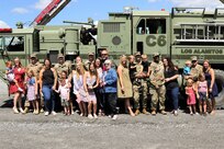 Seven Soldiers with the 192nd Firefighting Detachment, 337th Engineer Battalion, 55th Maneuver Enhancement Brigade, 28th Infantry Division, Pennsylvania Army National Guard, held a ceremony June 28 at Fort Indiantown Gap before deploying to Europe. Numerous family, friends, fellow Soldiers and firefighters joined the team for a short ceremony followed by lunch to say farewell to their loved ones and colleagues.