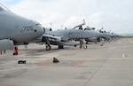 Nine A-10C Thunderbolt II aircraft assigned to the 104th Fighter Squadron, Maryland Air National Guard, sit on the flightline at Lielvārde Air Base in the Vidzeme region of Latvia, May 14, 2022, for Agile Combat Employment training during Defender Europe 22. The exercise demonstrates U.S. Army Europe and Africa's ability to conduct large-scale ground combat operations across multiple theatres in support of NATO and the National Defense Strategy.