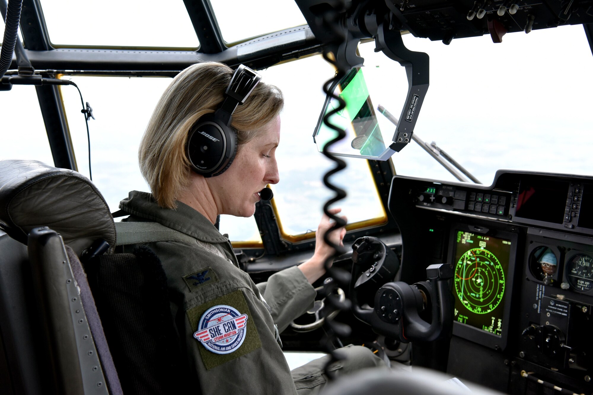 Col. Angela Ochoa flies a C-130J Super Hercules.