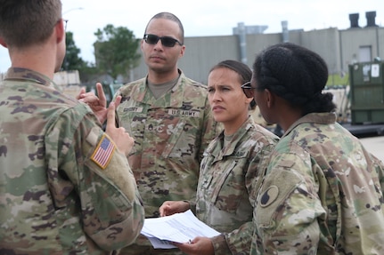 429th BSB Soldiers train at Camp Dodge, Iowa