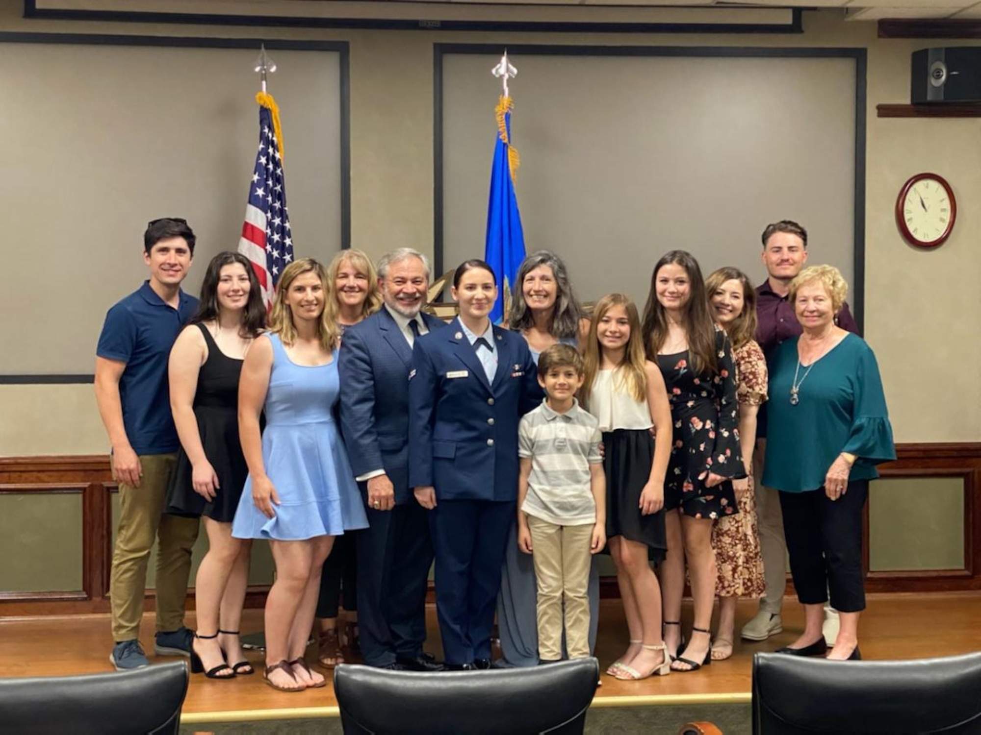 Courtesy Image of Airman 1st Class Catherine Brouillette at her graduation ceremony.