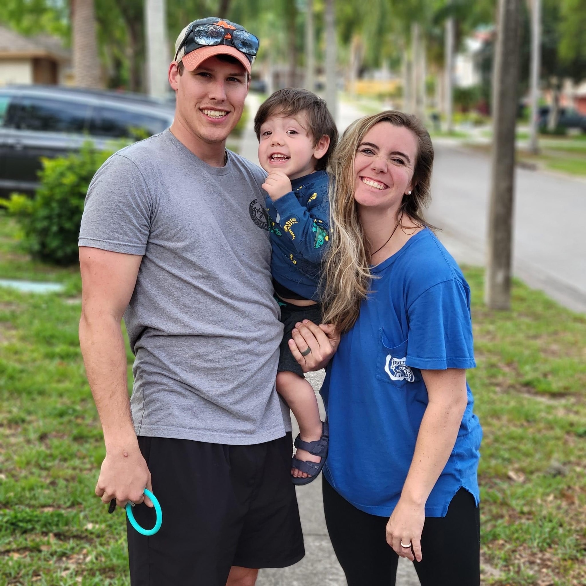 The Turley Family poses for a photo, June 7, 2022. Mrs. Hannah Turley won the 2021 ACC Spouse of the Year award. (U.S. Air Force courtesy photo)