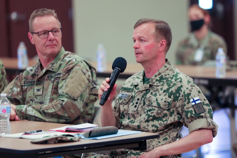 Defense Military Attachés representing 17 individual countries visited Fort Bragg, North Carolina, from Jul 13 – 15 and attended briefings at several of the major installation commands.